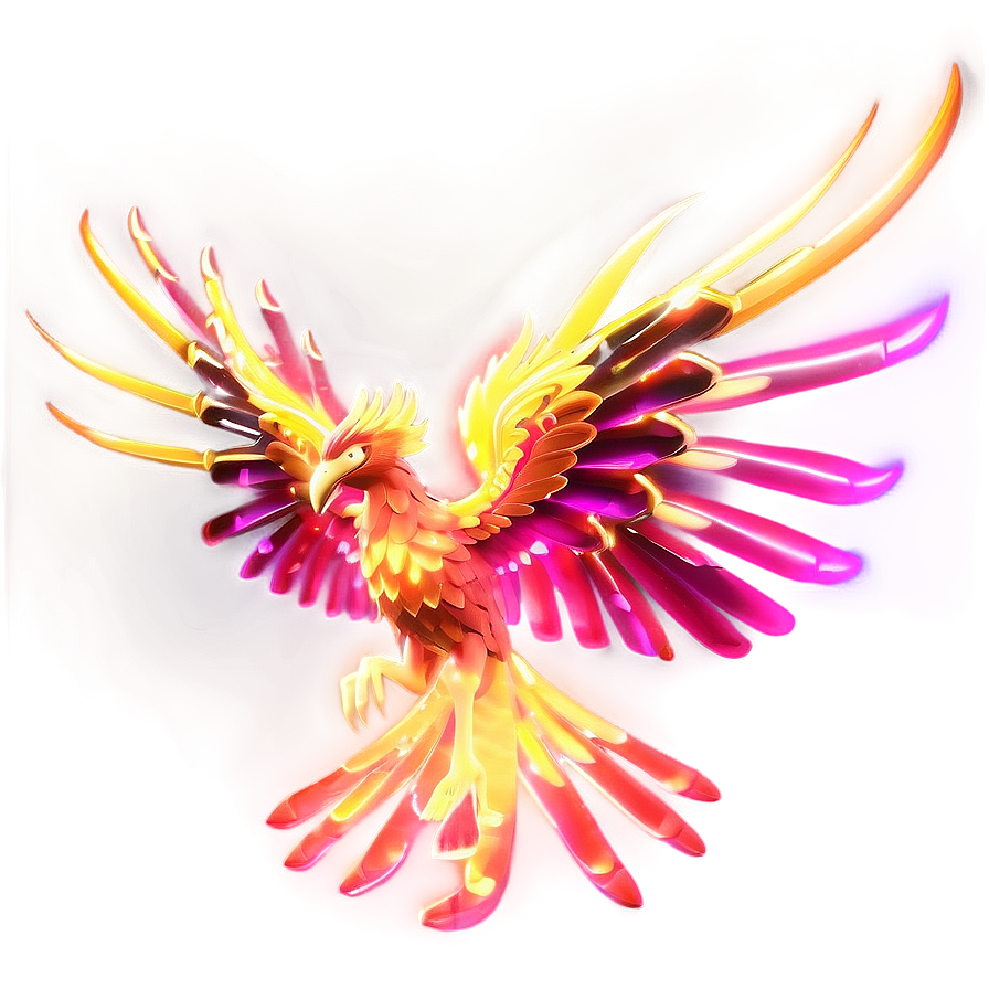 Glowing Phoenix Animation Png 32 PNG Image