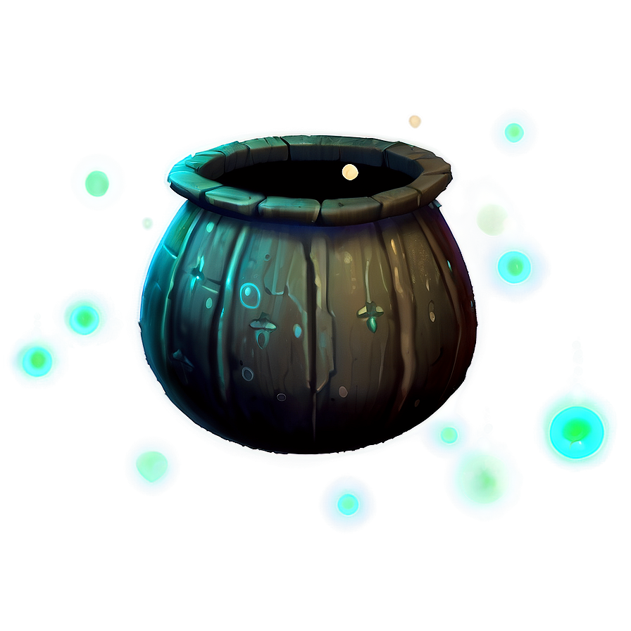 Glowing Potion Cauldron Png 30 PNG Image