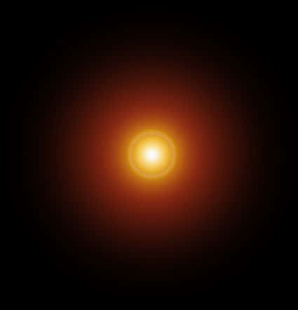 Glowing Red Circle Gradient Background PNG Image