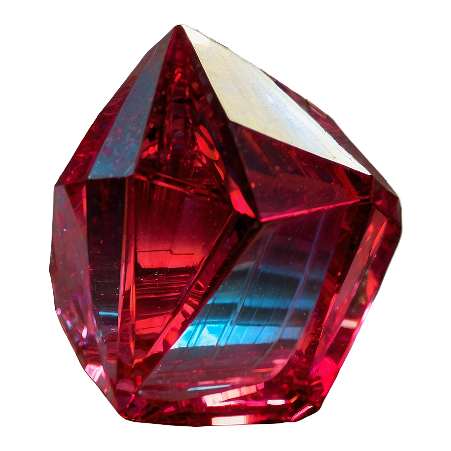 Glowing Red Crystal Png Aju PNG Image