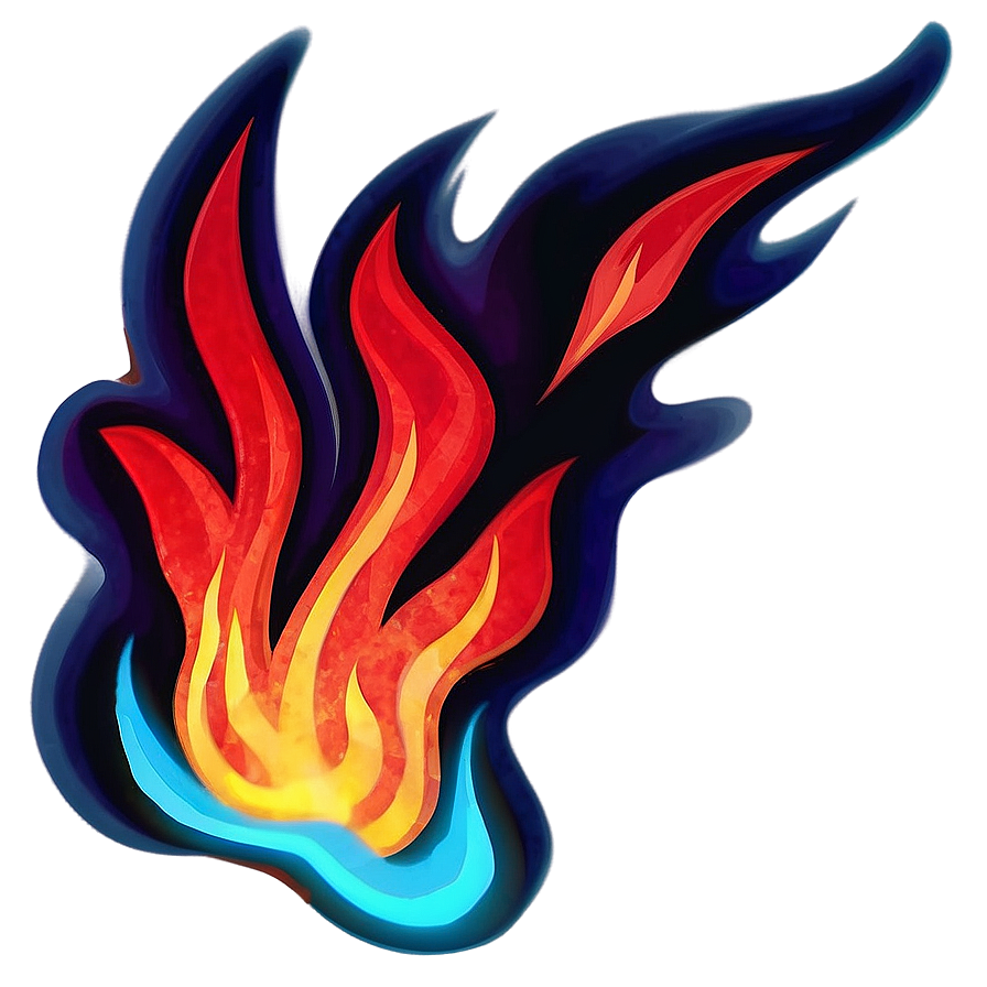 Glowing Red Fire Symbol Png 1 PNG Image