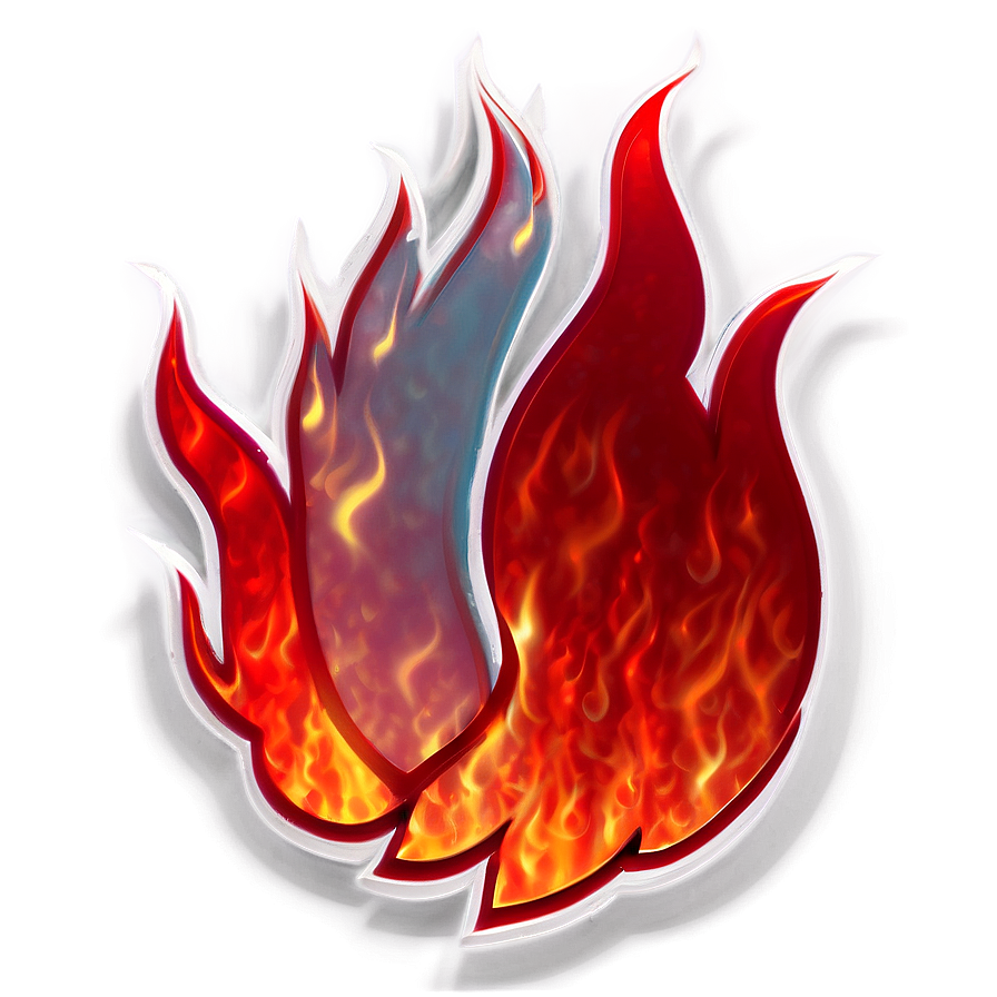 Glowing Red Fire Symbol Png Drm PNG Image