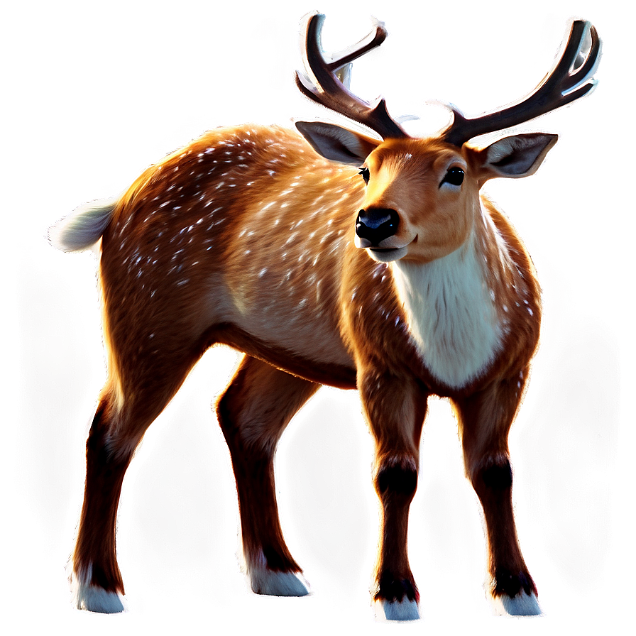 Glowing Reindeer Png 91 PNG Image