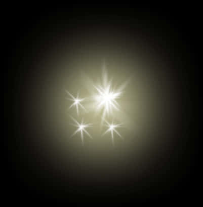 Glowing Sparkleson Dark Background PNG Image