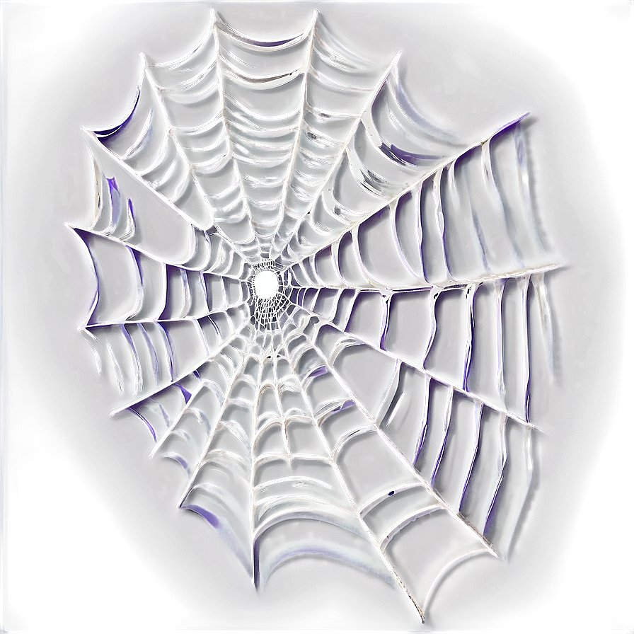 Glowing Spider Web Artwork PNG Image