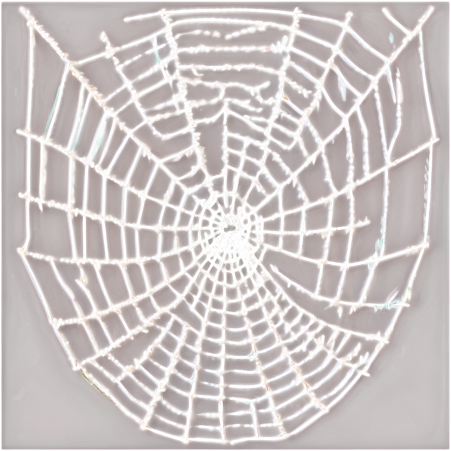 Glowing Spider Web PNG Image