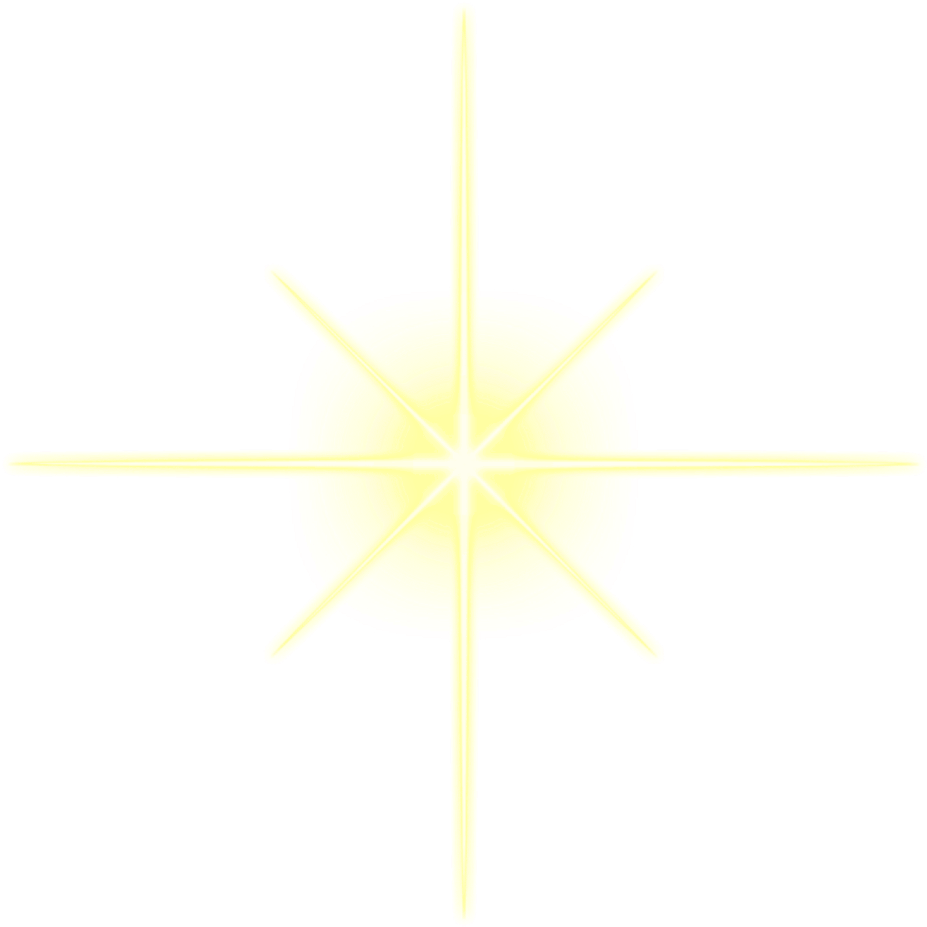 Glowing Starburst Graphic PNG Image