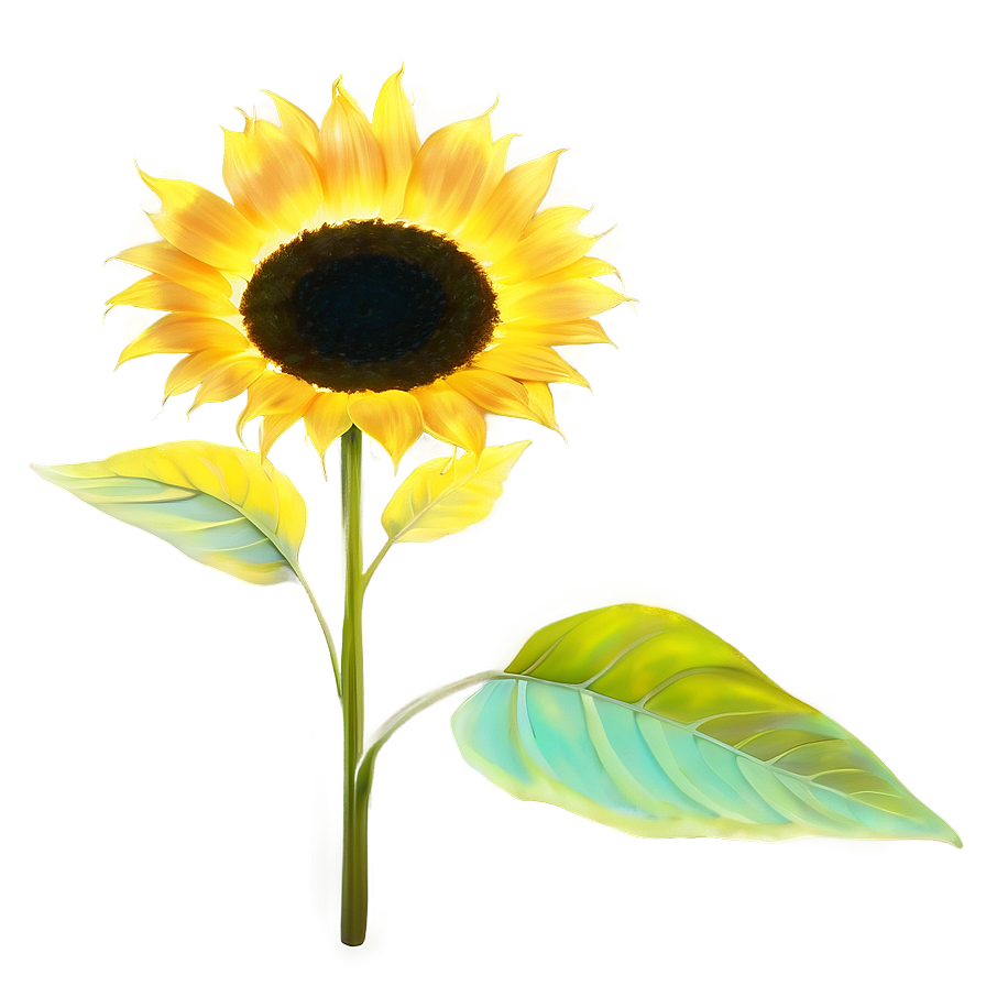 Glowing Sunflower Png 05032024 PNG Image