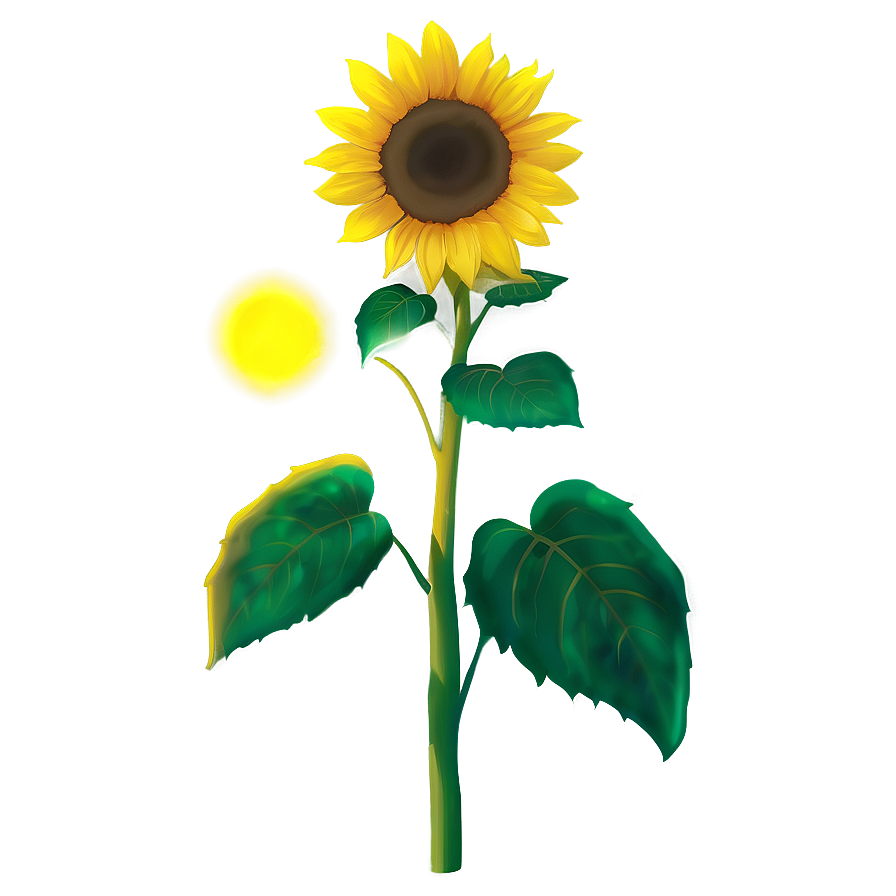 Glowing Sunflower Png 82 PNG Image