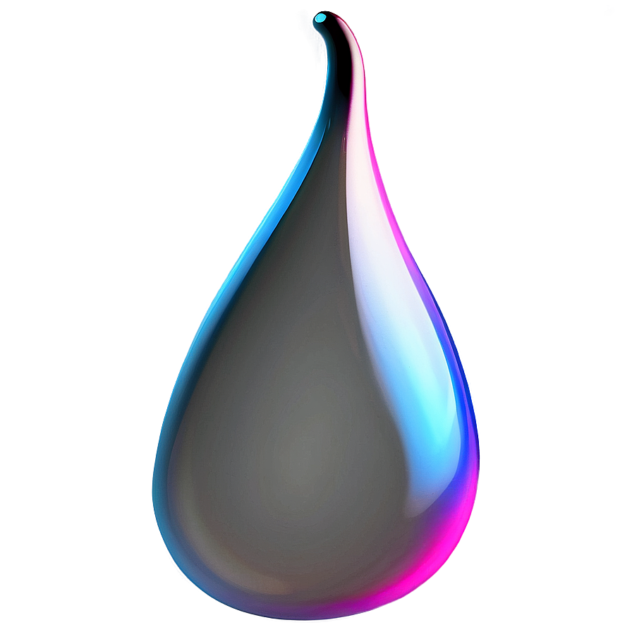 Glowing Teardrop Png Xvs PNG Image