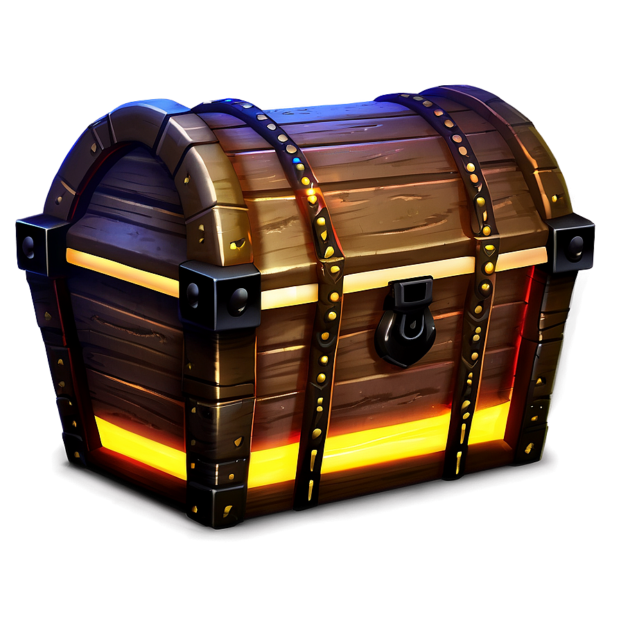 Glowing Treasure Chest Png Mmr PNG Image