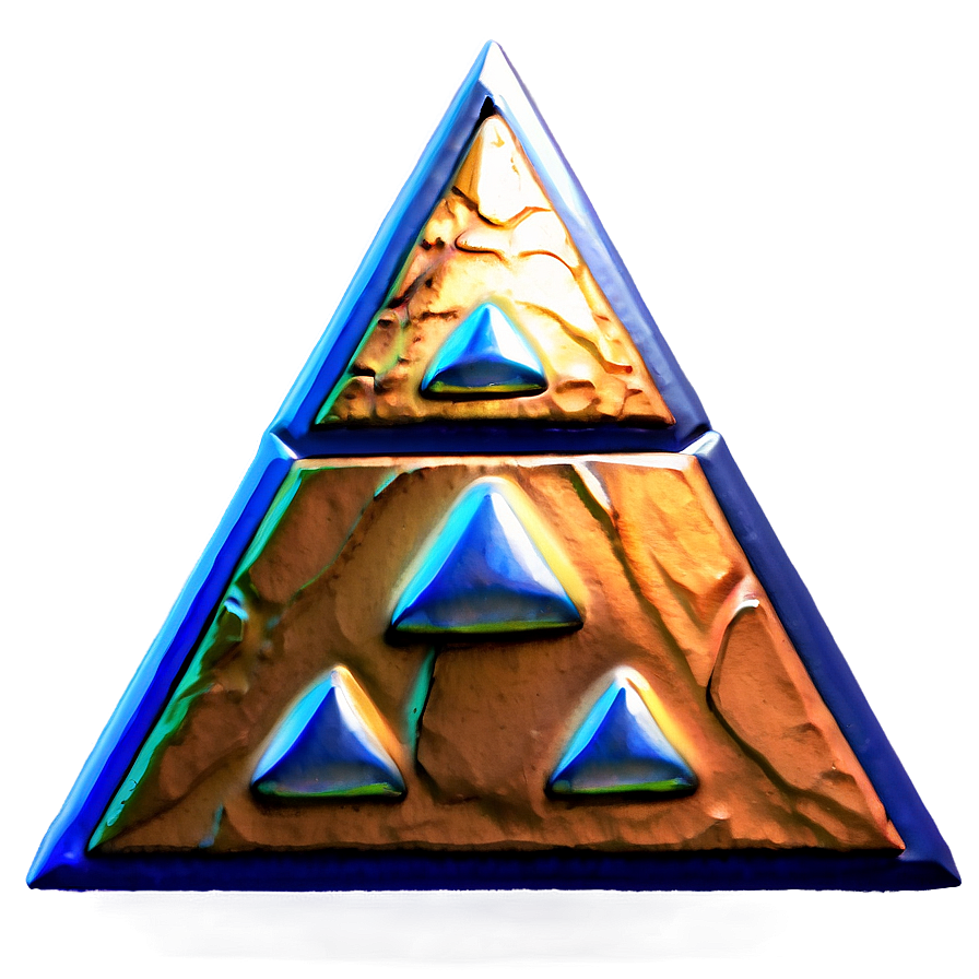 Glowing Triforce Art Png Ujo PNG Image