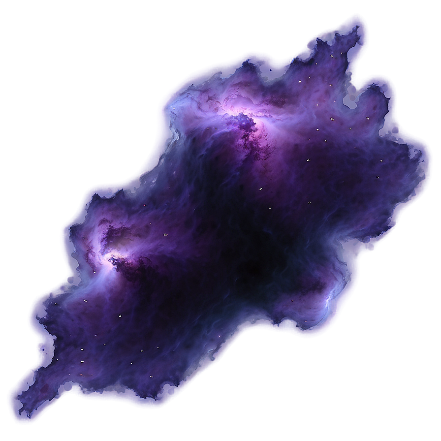 Glowing Violet Nebula Space Png 63 PNG Image