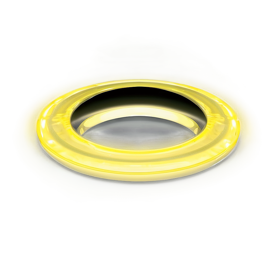 Glowing Yellow Circle Structure Png 63 PNG Image