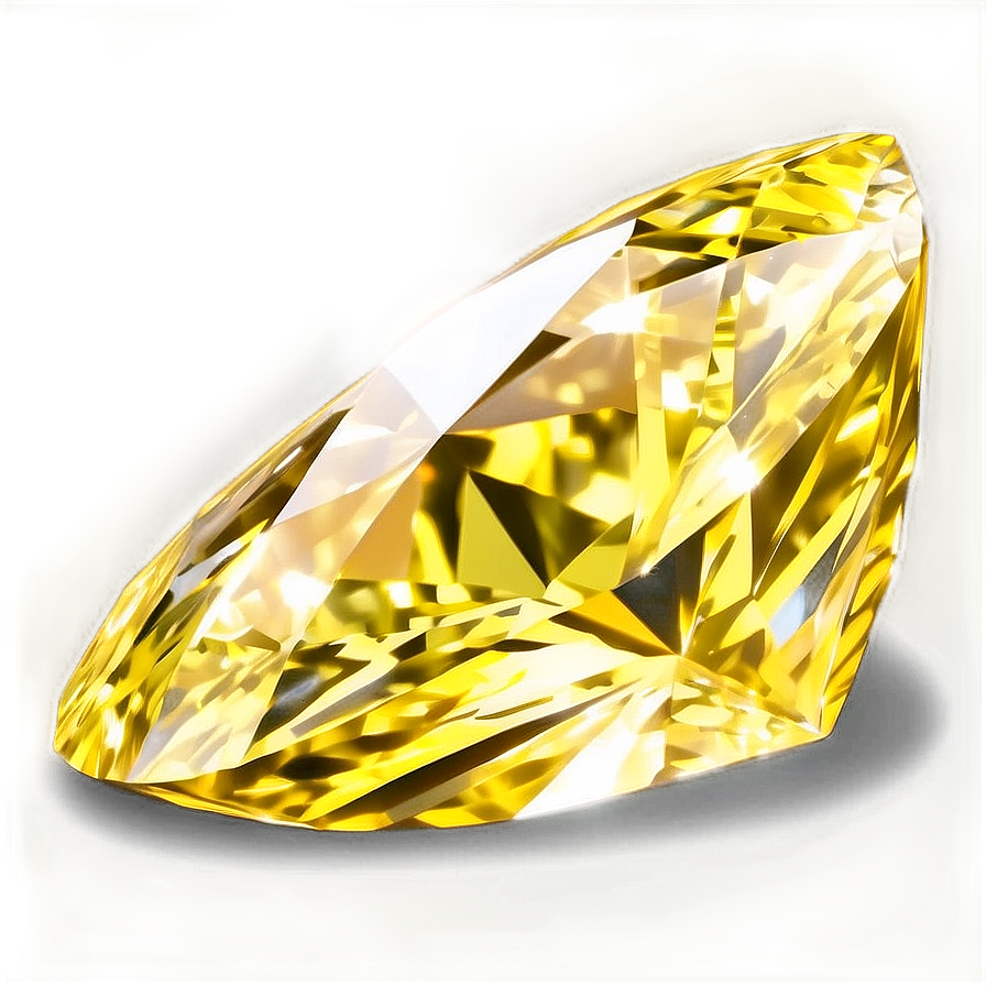 Glowing Yellow Diamond Asset Png 53 PNG Image