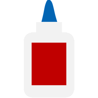 Glue Bottle Icon School Supplies PNG Image