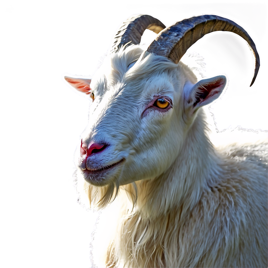 Goat With Horns Png Kkf1 PNG Image