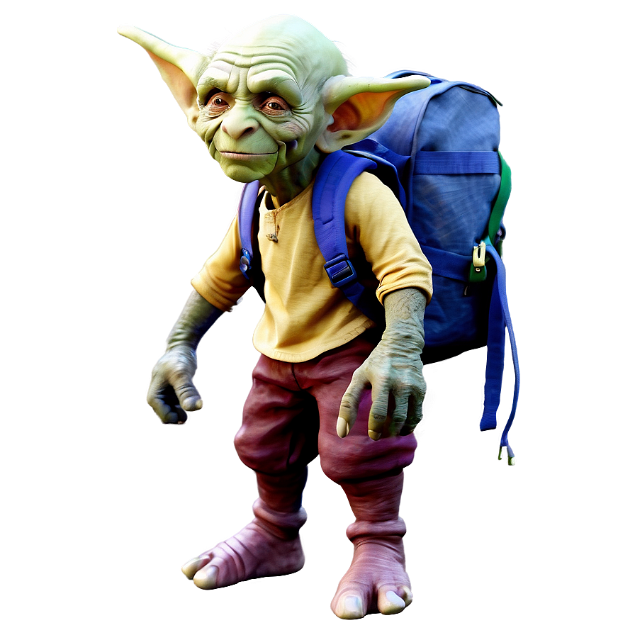 Goblin With A Backpack Png 05252024 PNG Image