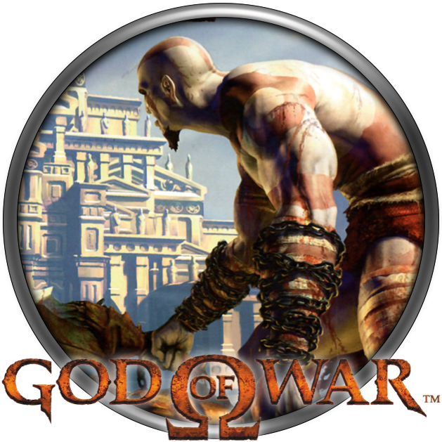 Godof War Game Logoand Character PNG Image