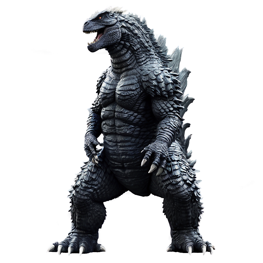 Godzilla 2014 Defensive Stance Png 91 PNG Image