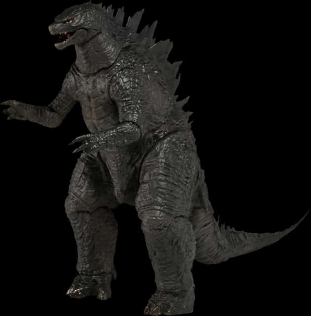 Godzilla Figure Profile PNG Image