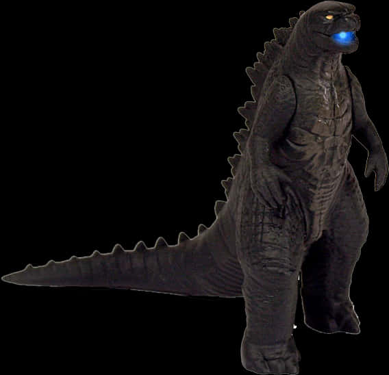 Godzilla Figure Standing PNG Image