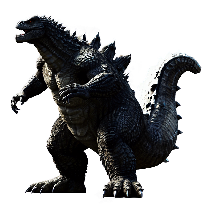 Godzilla Iconic Pose Png Fdb PNG Image