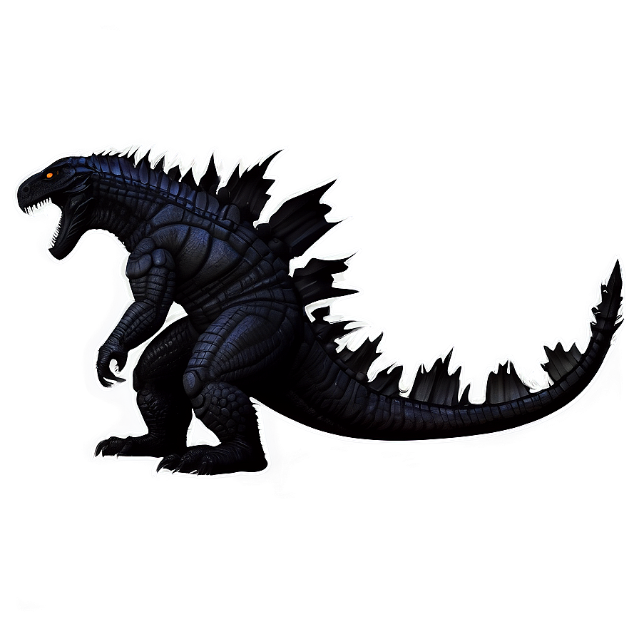 Godzilla Silhouette Png Bmo13 PNG Image