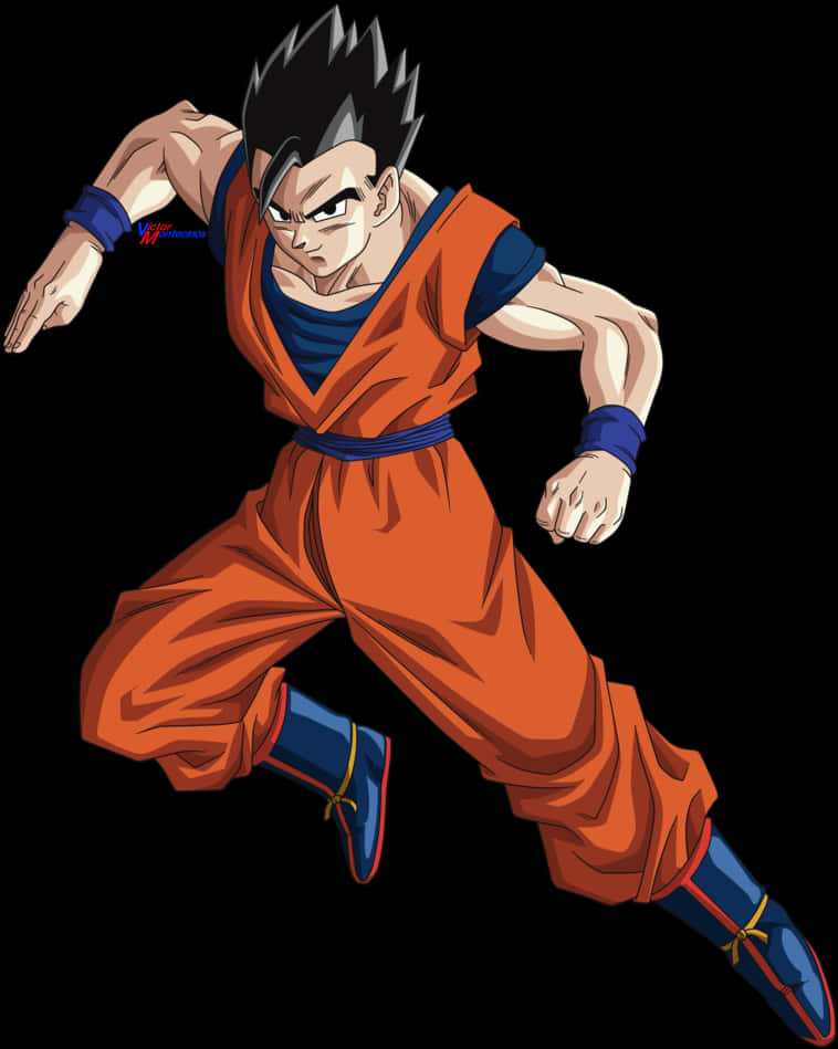 Gohan Readyfor Battle PNG Image