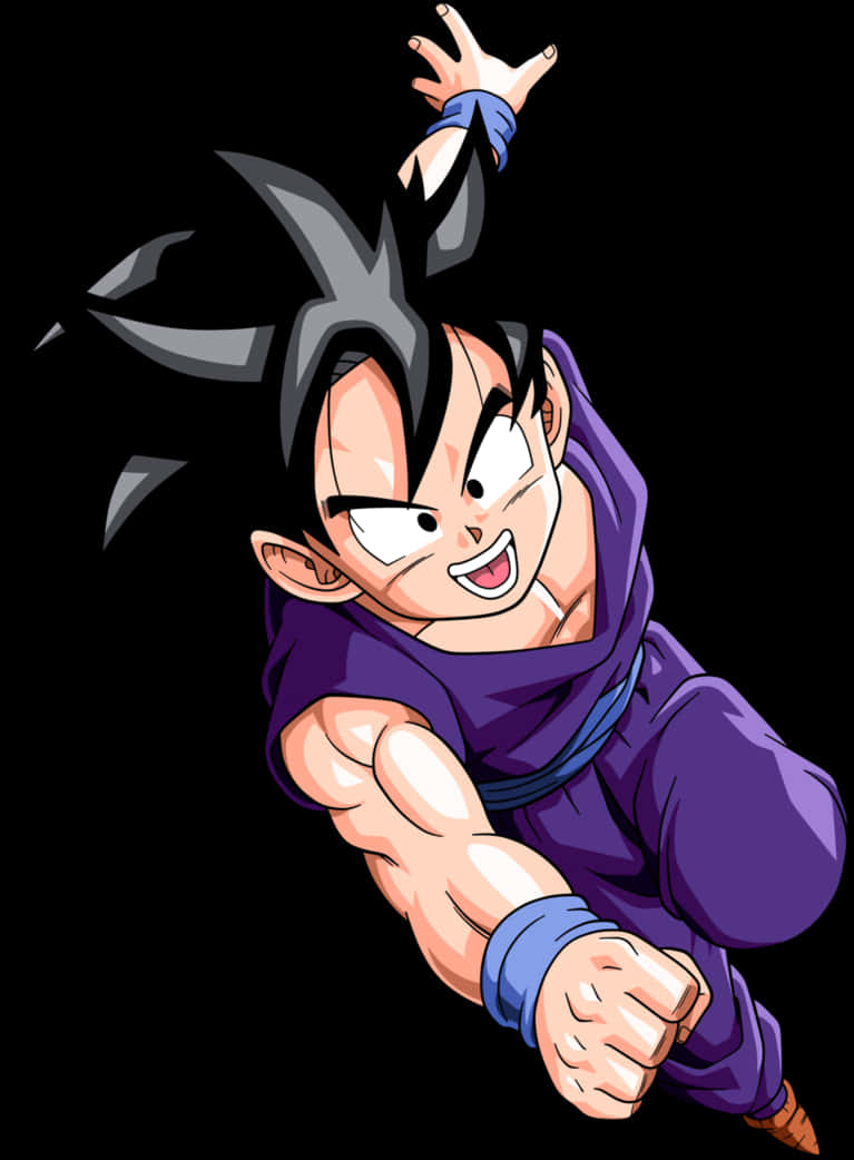 Gohan Readyfor Battle PNG Image