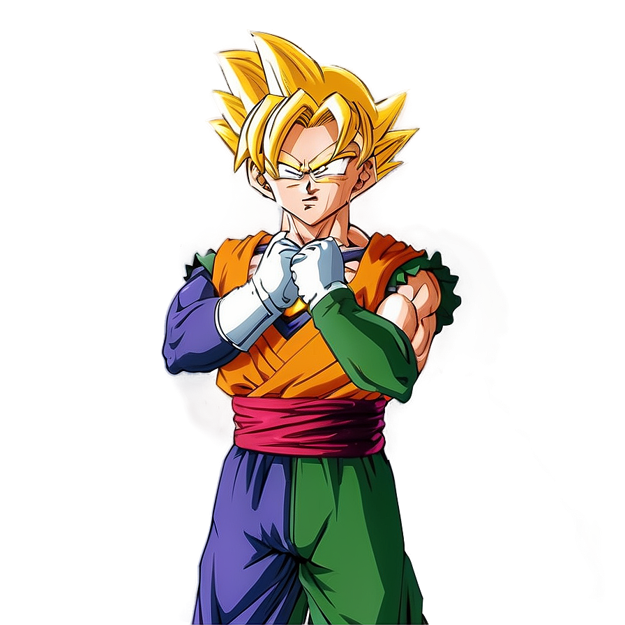 Gohan's Reflective Moment Png Sjg68 PNG Image