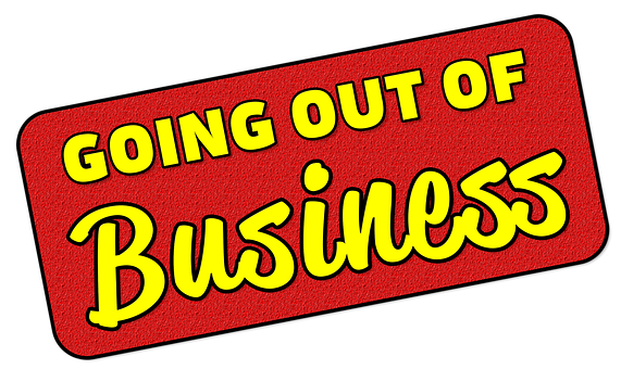 Going Outof Business Sign PNG Image