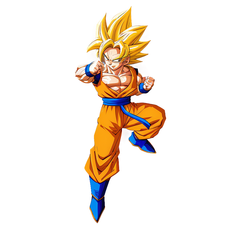 Goku Achieving Ssj3 Look Png Gcw PNG Image