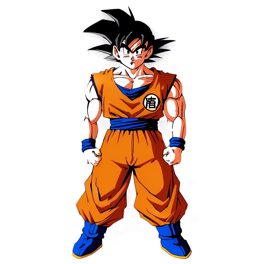 Goku Early Years Fighter Png Hsd PNG Image