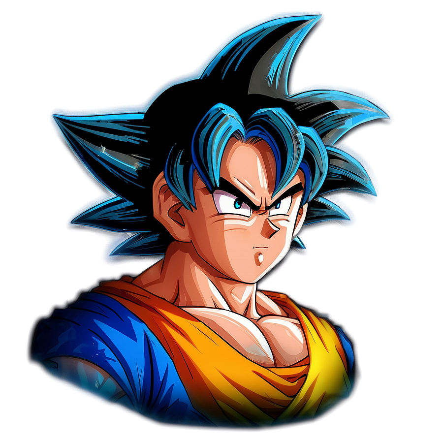 Goku Hair Shiny Effect Png Dne PNG Image