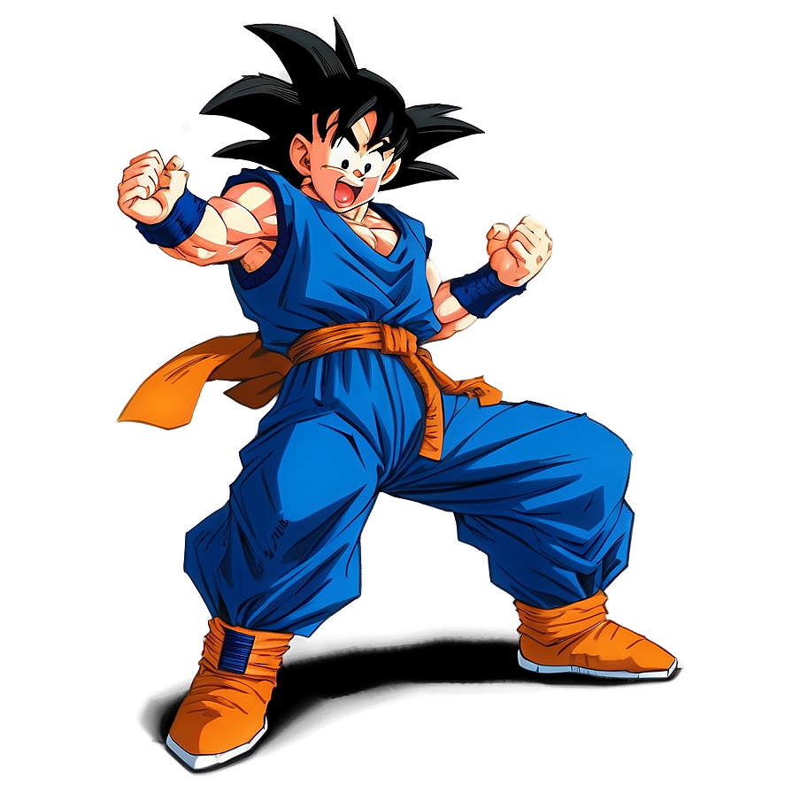 Goku Instant Transmission Pose Png Hti PNG Image