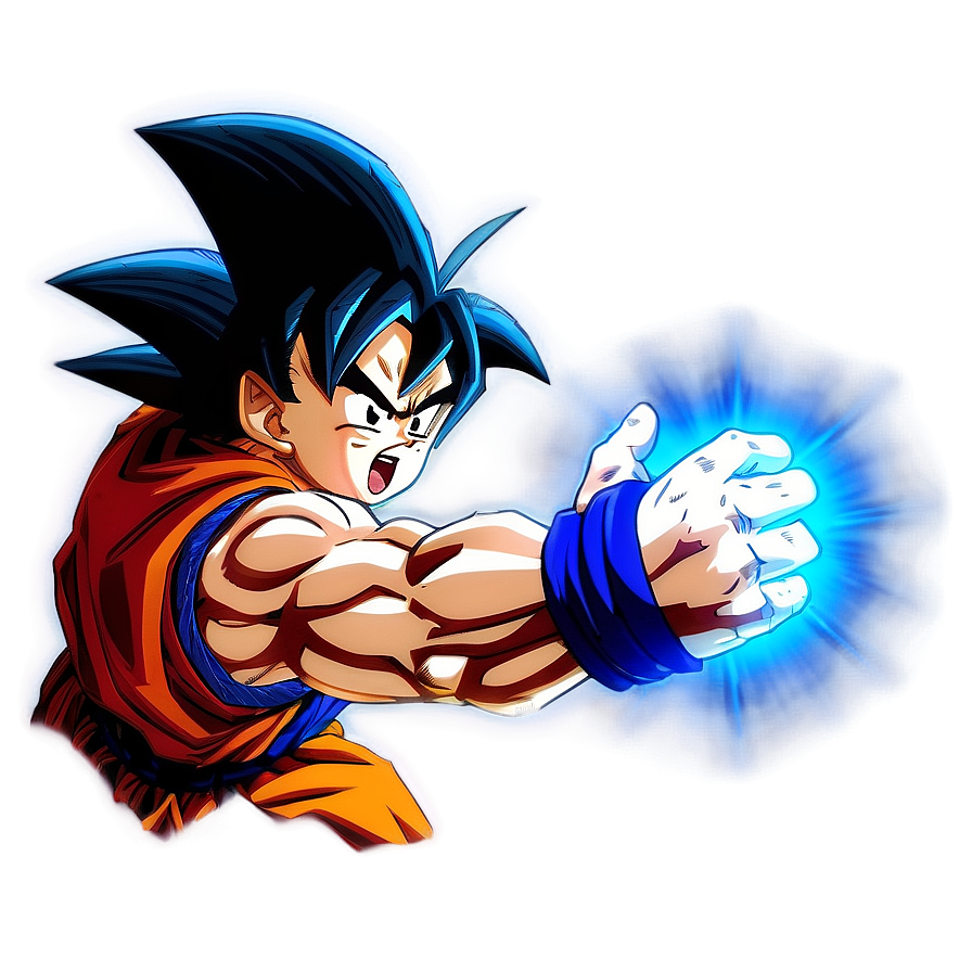 Goku Kamehameha Png Rot64 PNG Image