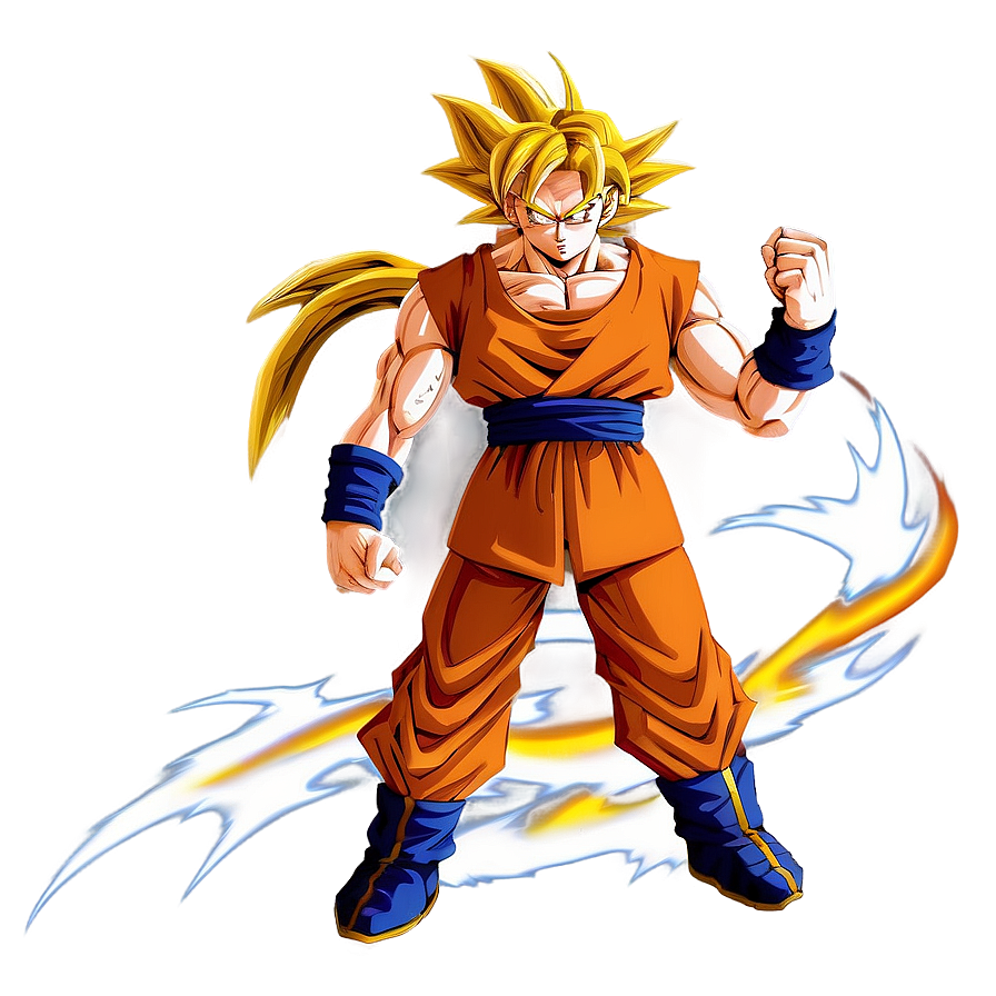 Goku Ready For Battle Png Wuq PNG Image