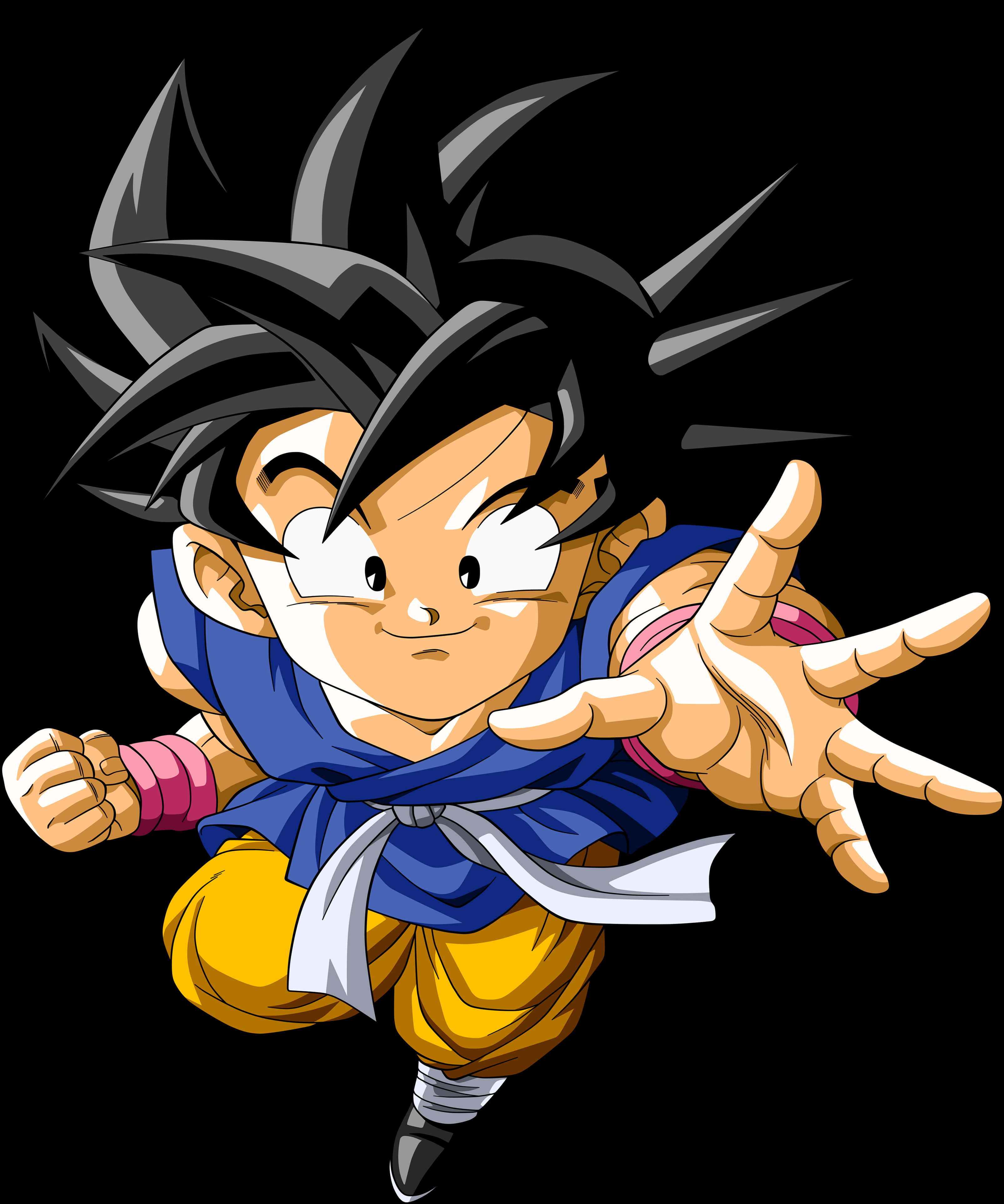 Goku Readyfor Action PNG Image