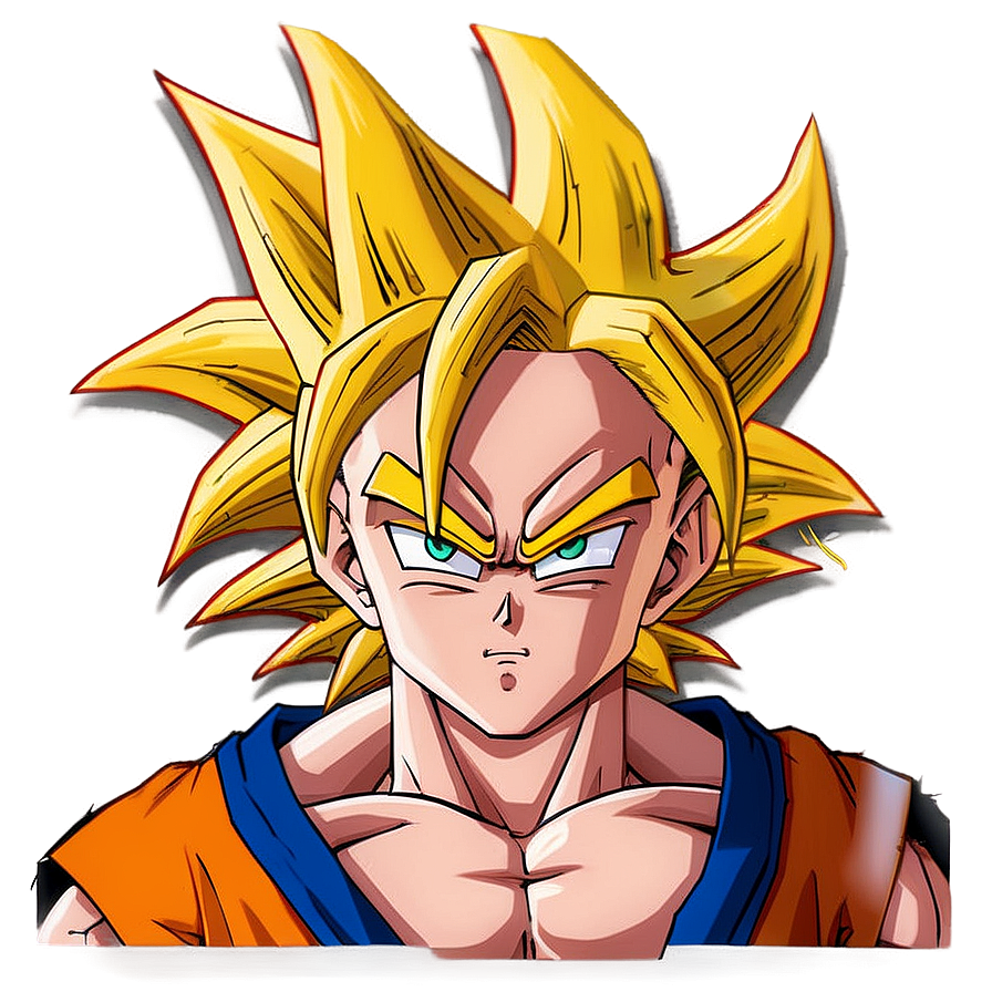 Goku's Ssj3 Hair Unleashed Png 63 PNG Image