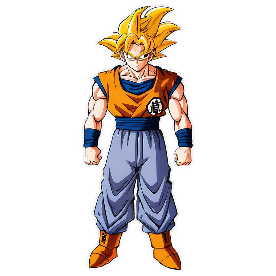 Goku Saiyan Hair Evolution Png Hpi PNG Image