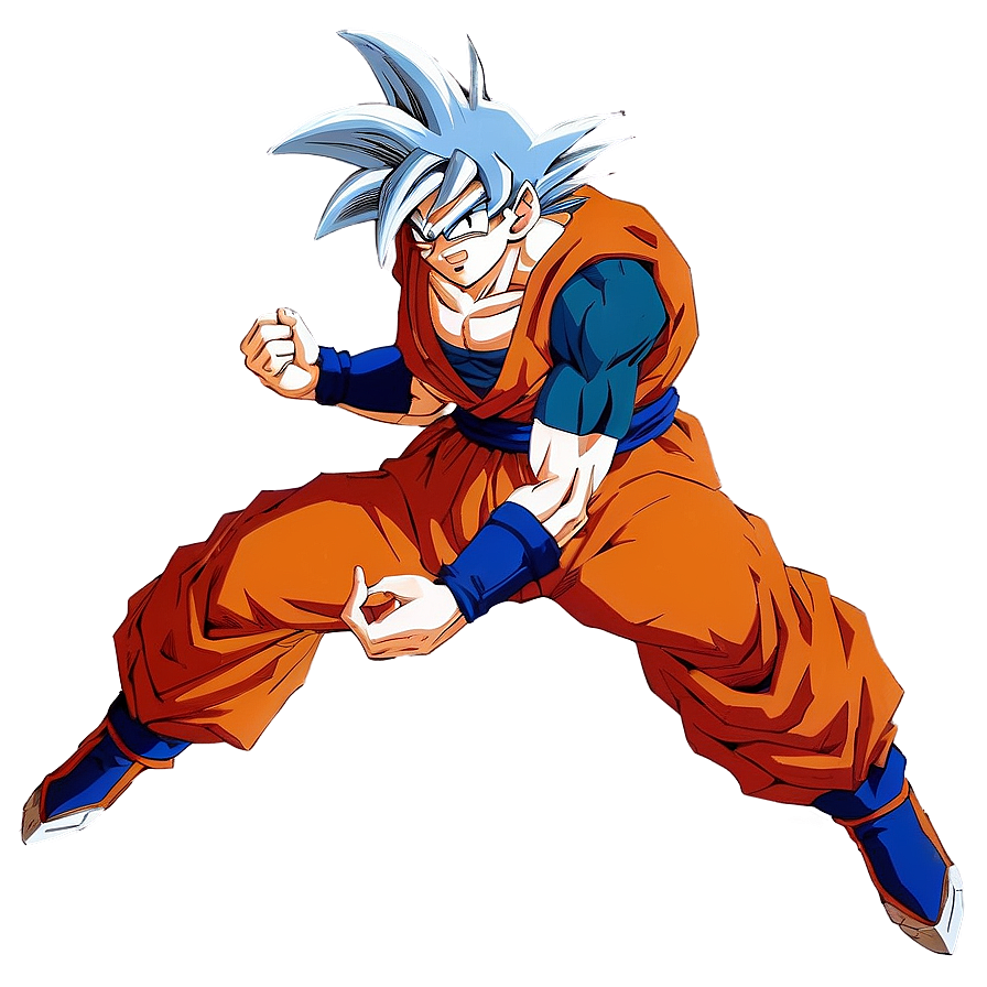 Goku Silver Ultra Instinct Png Rcu37 PNG Image