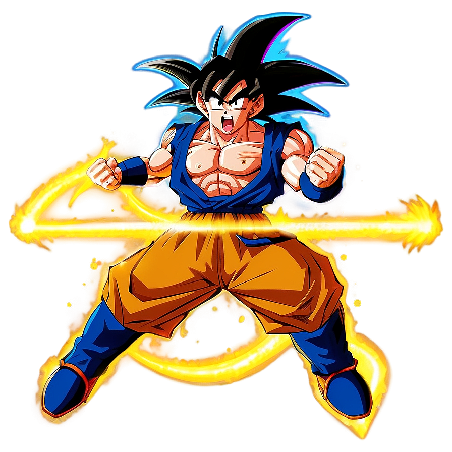 Goku Spirit Bomb Technique Png Cxg PNG Image