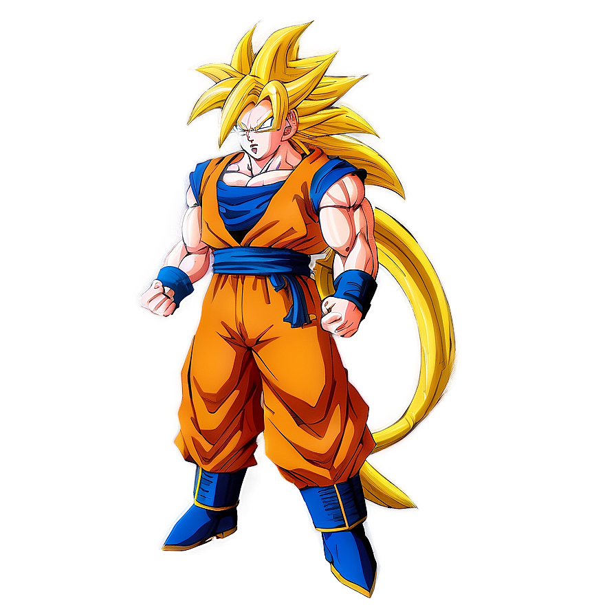 Goku Ssj3 Full Body Shot Png 95 PNG Image