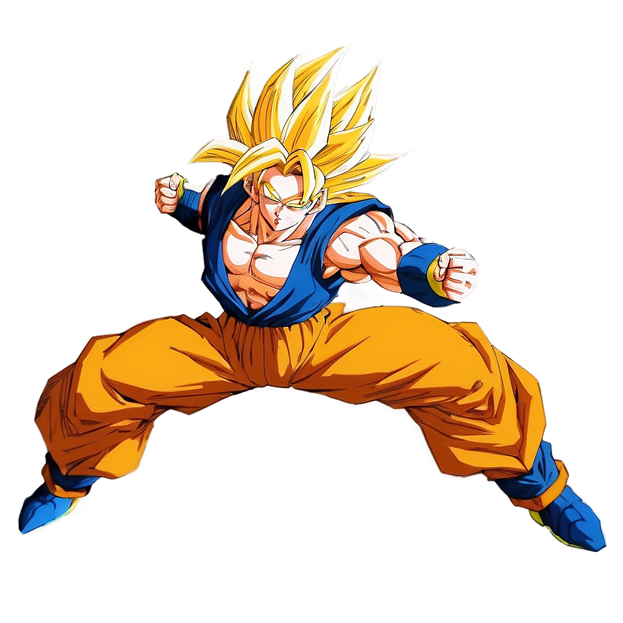 Goku Ssj3 In A Powerful Stance Png 06252024 PNG Image