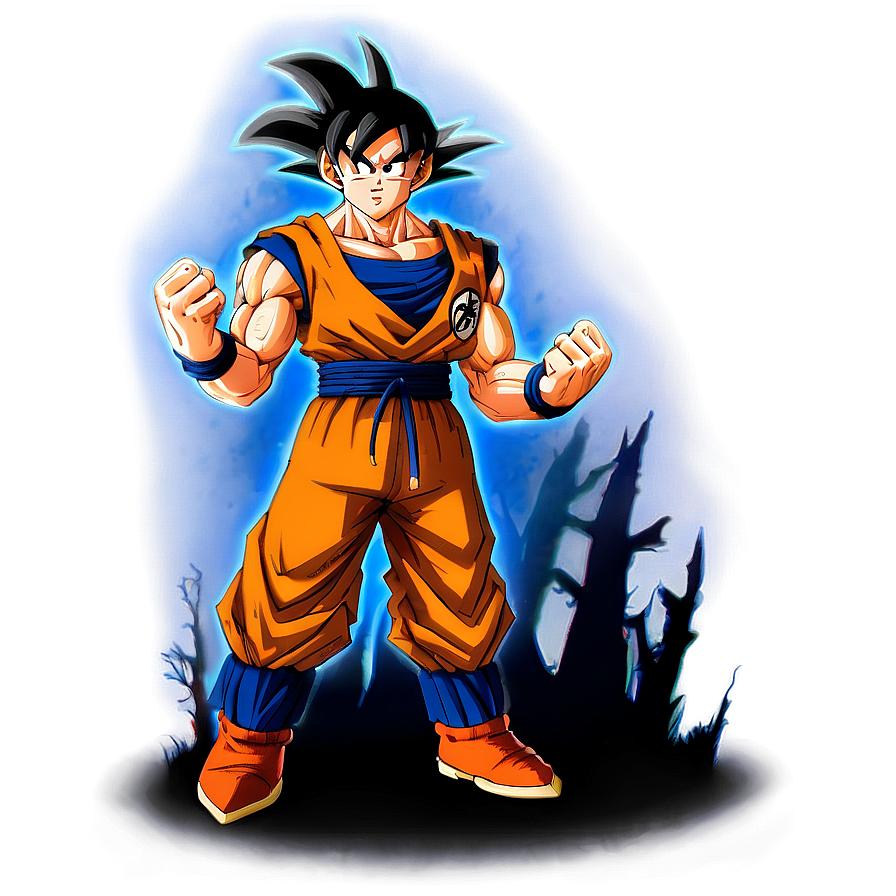 Goku Stand With Determination Png 06292024 PNG Image