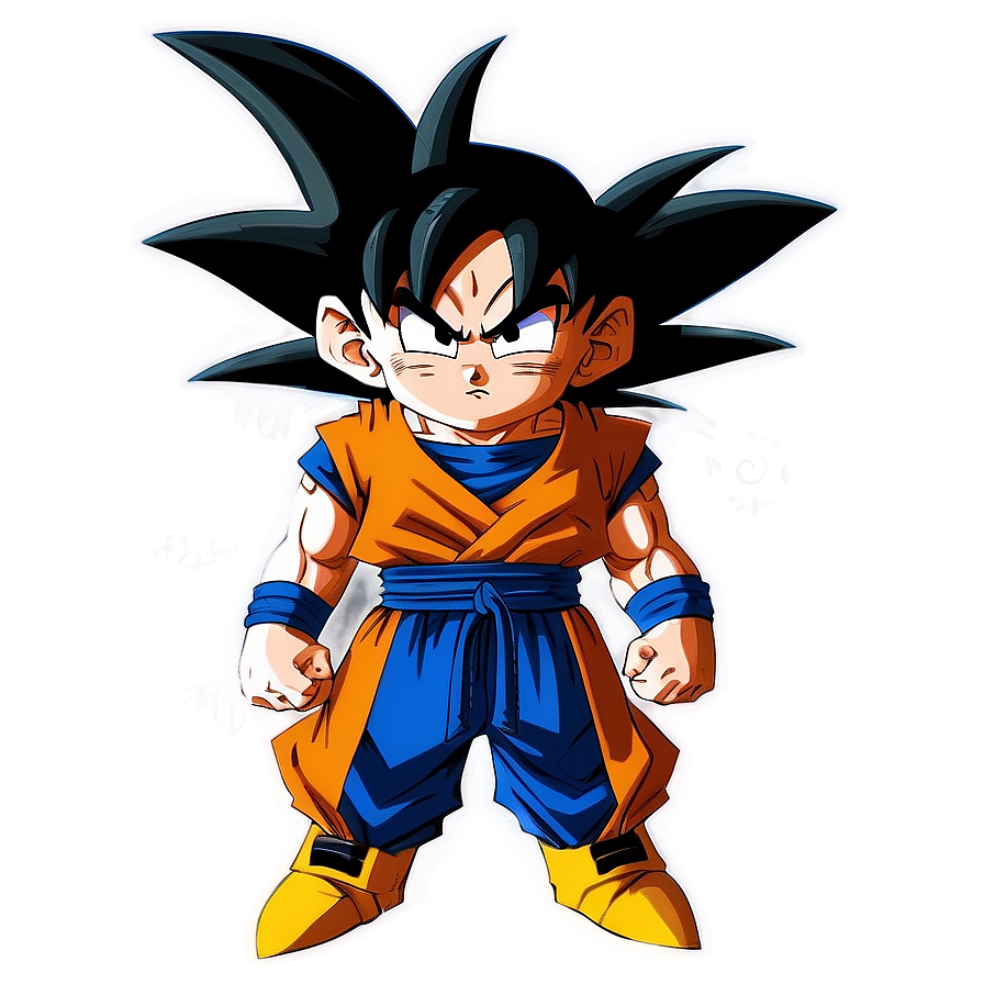 Goku Standing Fearless Png 52 PNG Image