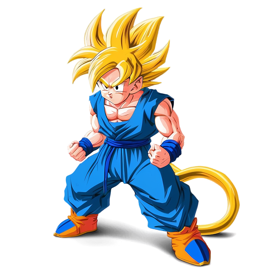 Goku Standing Fearless Png Onb58 PNG Image