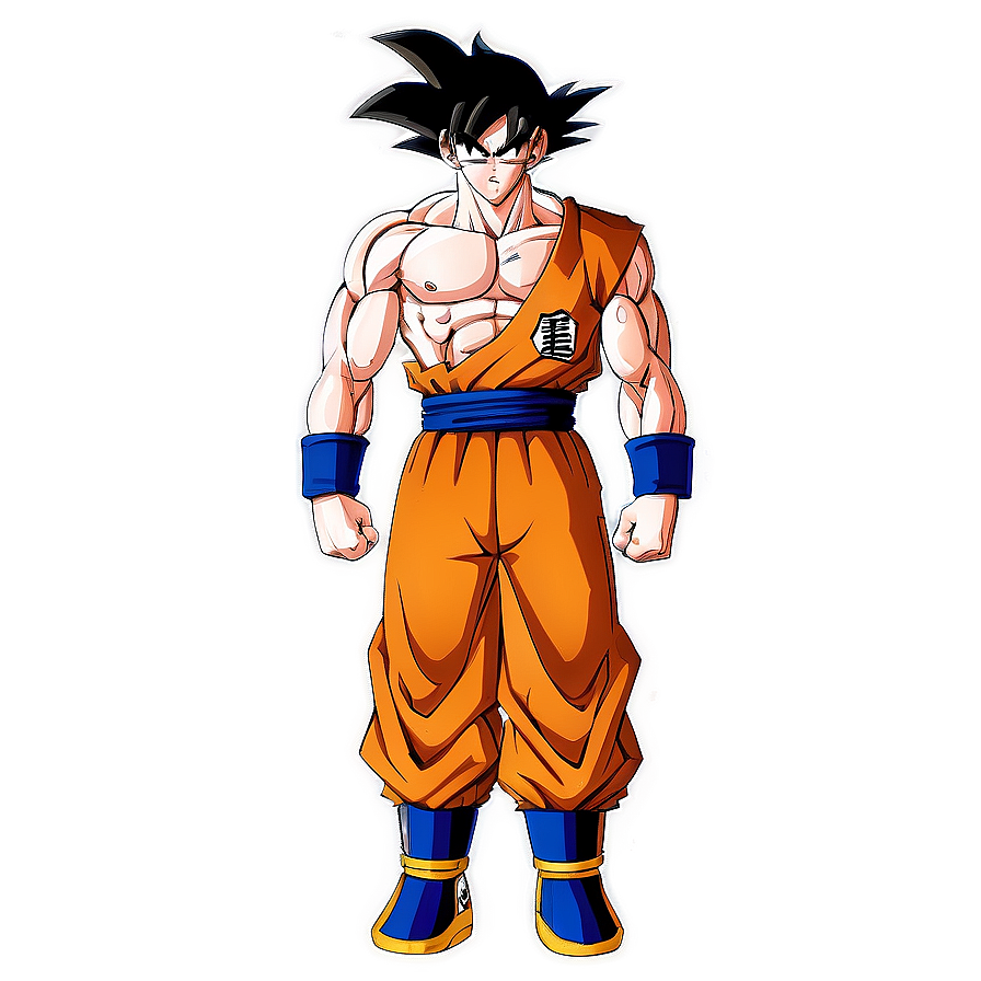 Goku Traditional Stand Png Kfr PNG Image