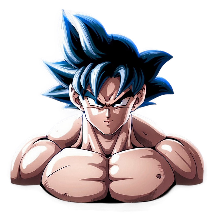 Goku Ultra Instinct Hair Png Toe34 PNG Image